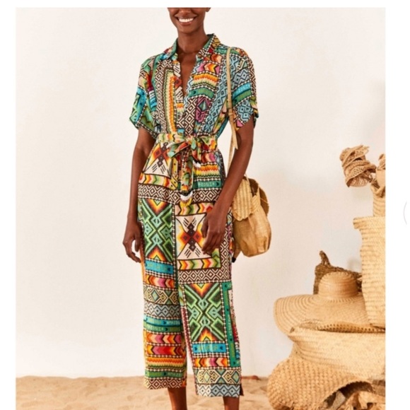 FARM Rio Multicolor Patterned Jumpsuit - Picture 2 of 7
